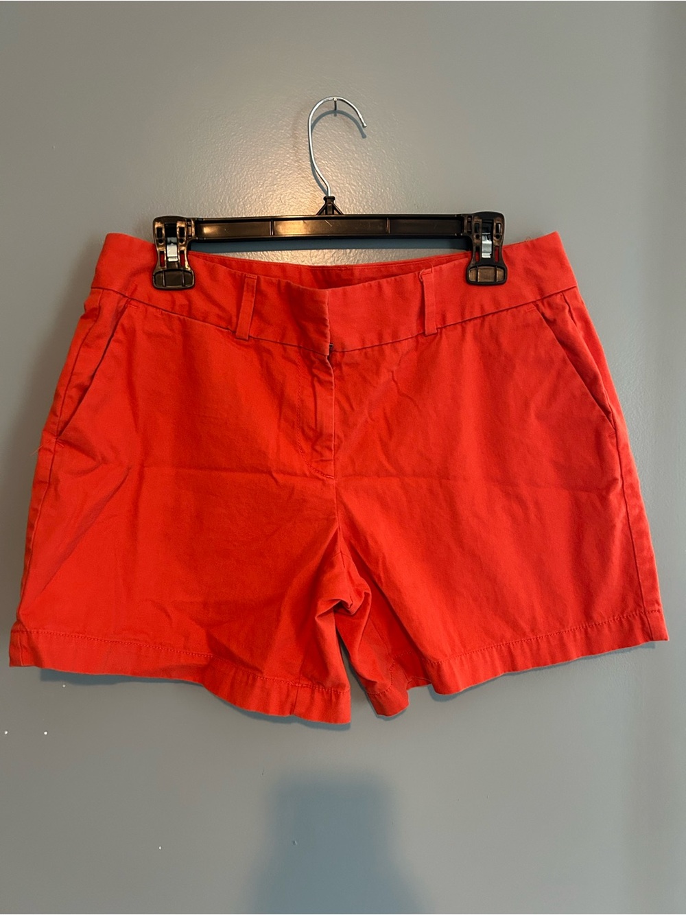 LOFT Bright Orange 100% Cotton Shorts